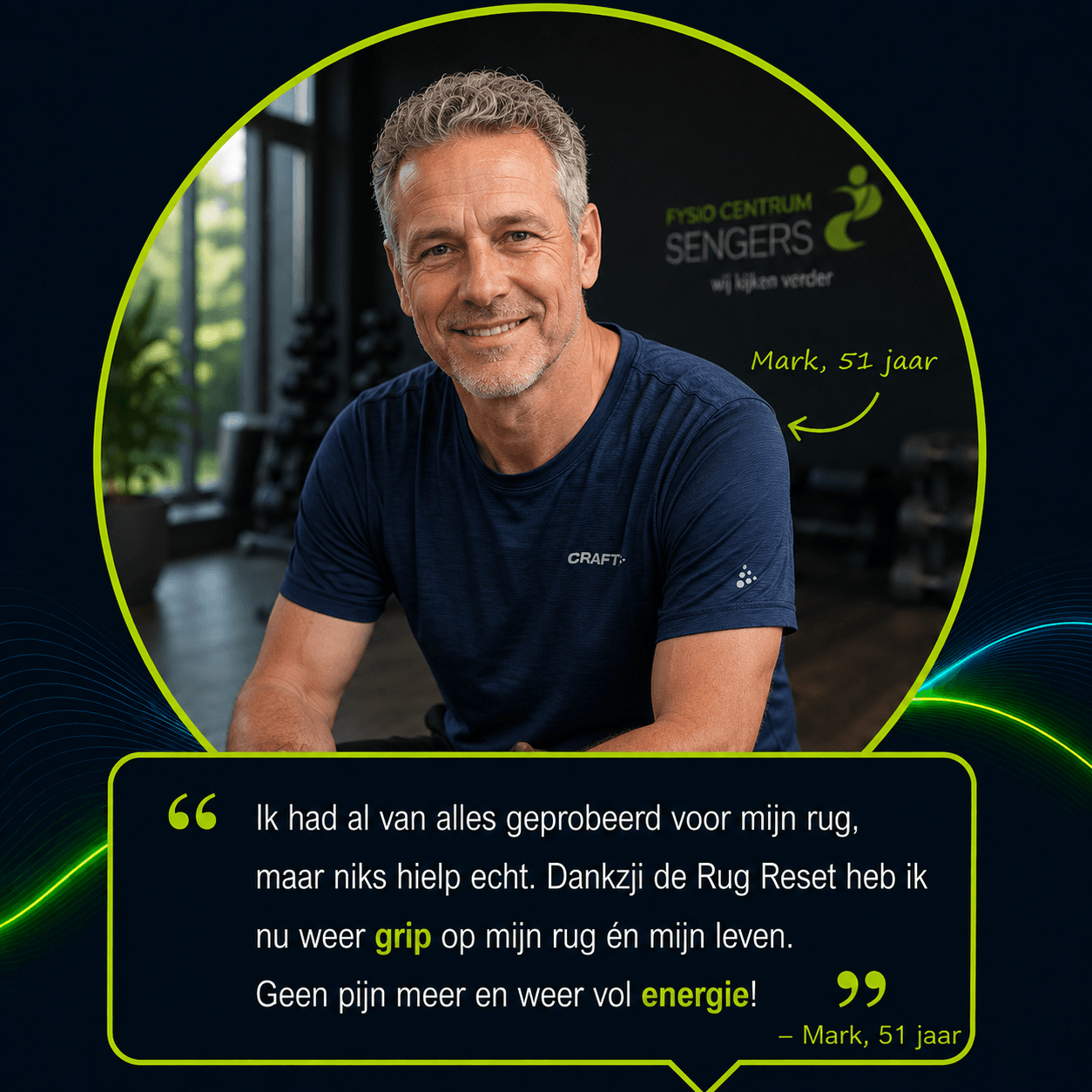 Ervaring Mark met Rug Reset